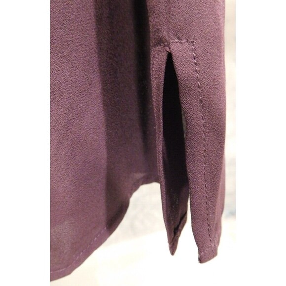 Lovely Cabi # 3978 "Surround Top" Red Wine Draped Cowl Neck Sleeveless Blouse XS - Picture 6 of 7